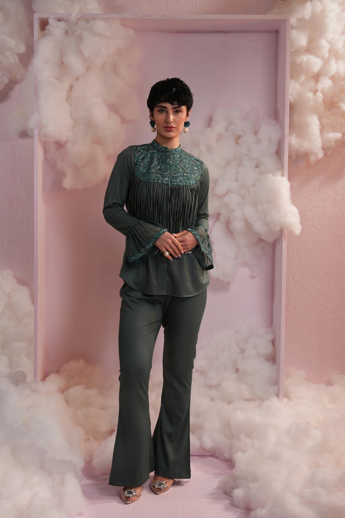 Starry night (Bottle green)