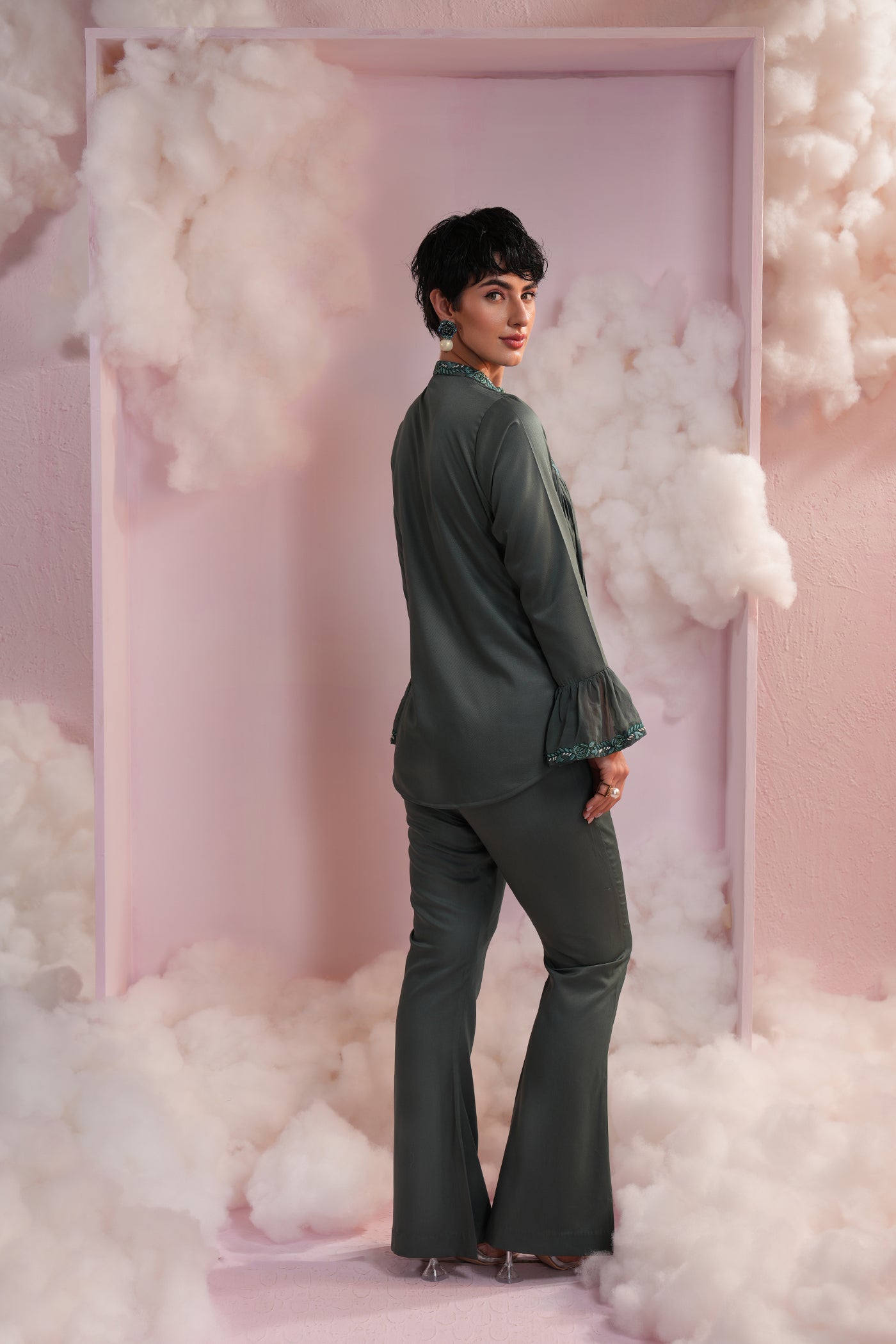 Starry night (Bottle green)