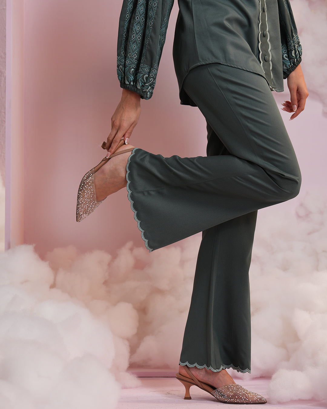 Cosmic whispers (Bottle Green)